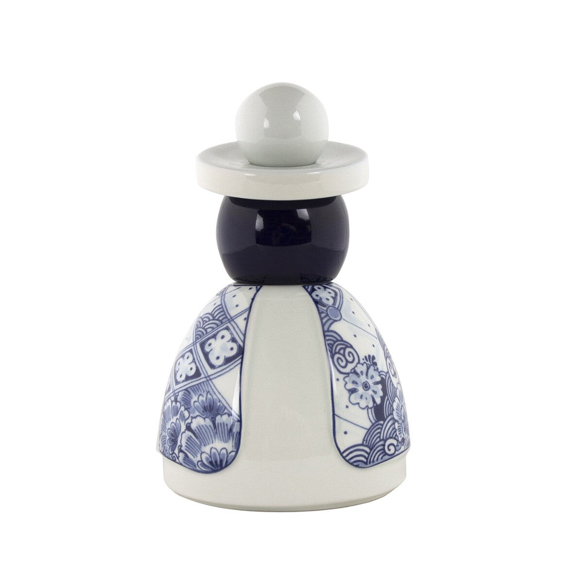 Royal Delft Proud Mary Mix Pattern Cobalt keramisch beeldje blauw-wit